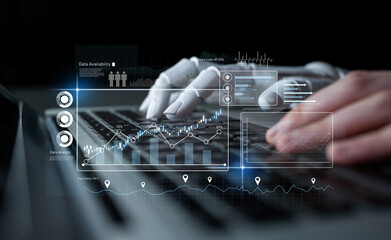 AI-powered dashboard for data analytics, software performance tracking, data availability...