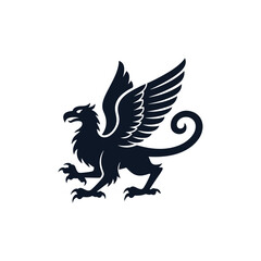 Griffin Mythical Creature Silhouette