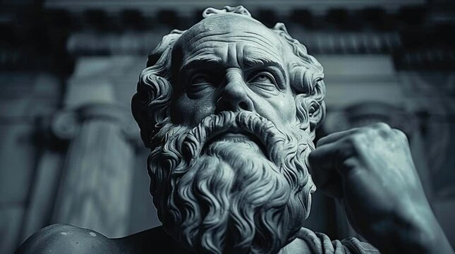 Historical Character made with AI, from ancient Greece his name was Socrates	