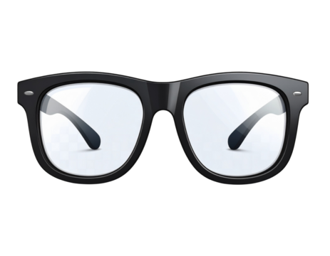  Futuristic smart glasses transparent background  