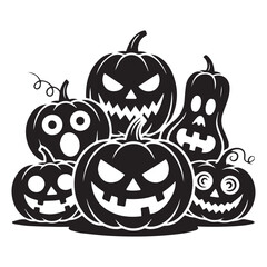 Spooky Pumpkin SVG | Halloween Jack-O'-Lantern Cut File