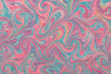 Marbled Fabric Texture – Swirled Dye Pattern Close-up