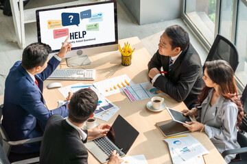 Help screen on the website provide answer to FAQ frequently asked question snugly with knowledge...