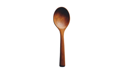wooden spoon isolated on white background , transparent png 