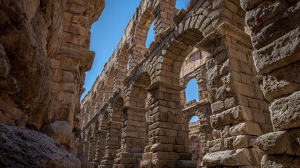 Naklejka premium Ancient stone arches