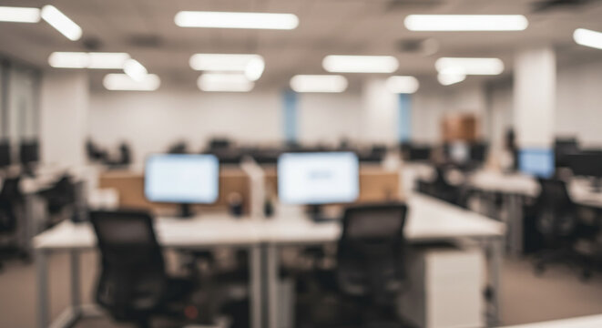 Blurred office background