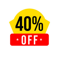 40% off, big deal, save png