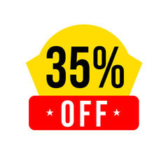 35% off, save big, shop png