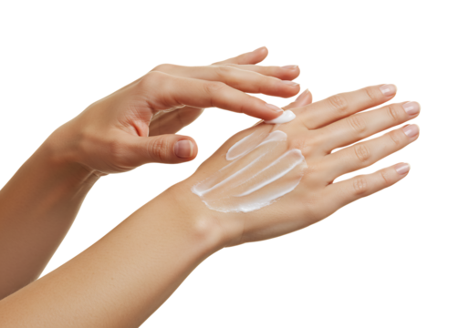 Applying Moisturizing Cream Soft, Smooth, and Hydrated Hands - Powered by Adobe
