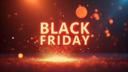 Glittering silver particles swirl around bold BLACK FRIDAY typography lending luxury sparkle to promotion lengthy title emphasises festive excitement transparent background K crispness ideal e - Powered by Adobe