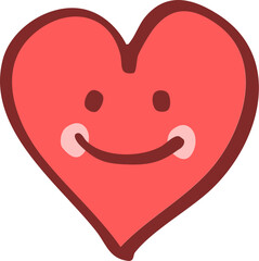 heart with smile