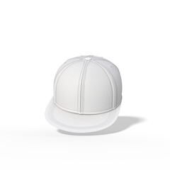 white baseball cap Snapback hat mockup png