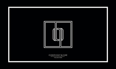 Alphabet letters O or OO logo monogram