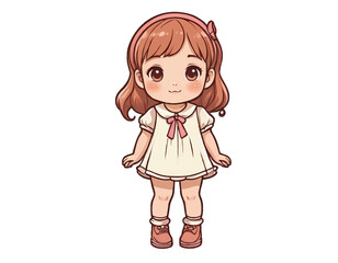 Fototapeta premium Little girl