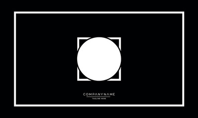 Alphabet letters O or OO logo monogram