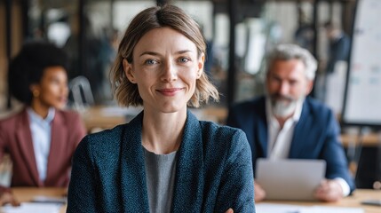 Corporate Human Resources Manager Overseeing Employee Relations Recruitment Benefits and Training in an Inclusive Workspace