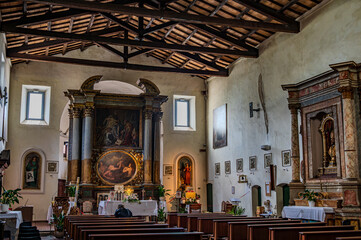 Grottammare, Marche. The church of S. Agostino
