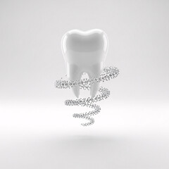 A Tooth Protection and Enamel Strengthening Dental Health Concept