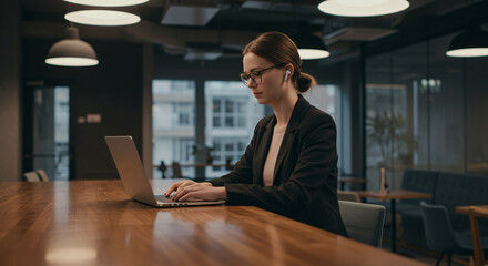 A Portrait of a Confident Young Businesswoman Sitting at Her Office Desk