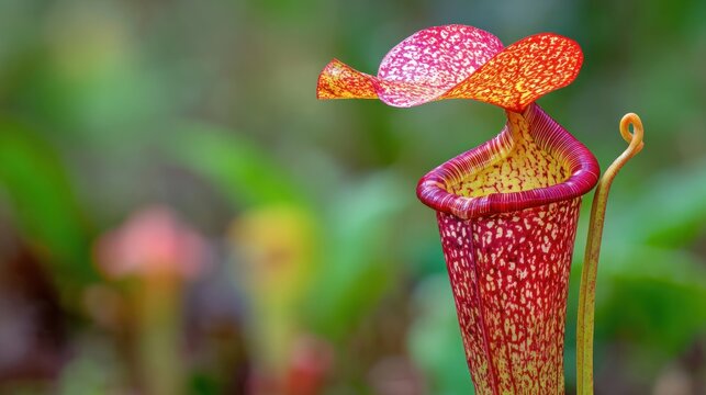 Carnivorous plant close-up