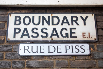 Obraz premium Boundary Passage in Shoreditch, London