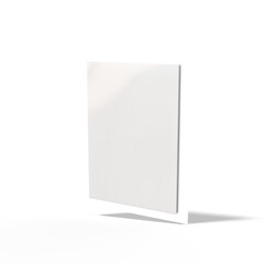 blank book cover Transparent bag with book mockup png