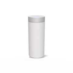 white plastic cup isolated Tumbler water mockup png