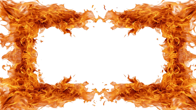 fire frame png 