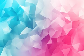 Obraz premium Colorful mint pink blue abstract gradient pattern with geometric shapes and soft transitions