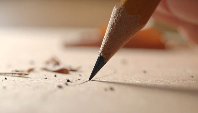 Close-up of pencil drawing on paper - Powered by Adobe