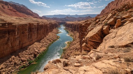 Canyon River Landscape