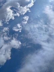 blue sky with clouds