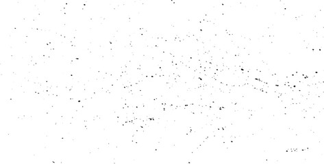 Snow, stars, twinkling lights, rain drops on black background. Abstract vector noise. Small particles of debris and dust. Distressed uneven grunge texture overlay.