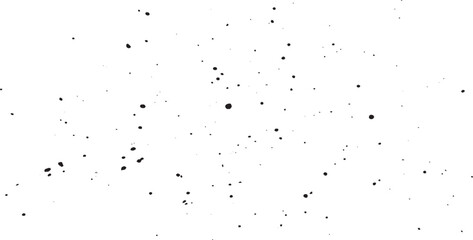 Snow, stars, twinkling lights, rain drops on black background. Abstract vector noise. Small particles of debris and dust. Distressed uneven grunge texture overlay.