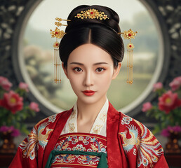 Beauté chinoise traditionnelle et moderne.