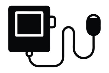 blood pressure monitor vector icon