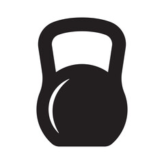 Kettlebell icon. Weight icon.