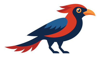 Obraz premium Modern bird illustration in flat design