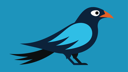 Obraz premium Modern bird illustration in flat design