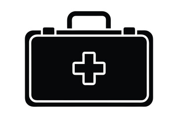 first aid kit vector icon