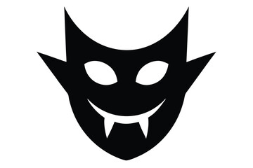 halloween mask vector icon