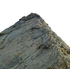 Felsen Rotwand freigestellt ausgeschnitten