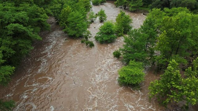 Guadalupe River Rapids and Texas Flood