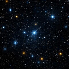 A stunning view of the night sky filled with bright stars and cosmic beauty, perfect for astronomy enthusiasts and space lovers alike.