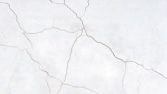 White stone surface with cracks
