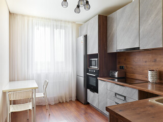 interior design. interior photography of an apartment for rent. One-room apartment with a simple and cozy design. High quality photo