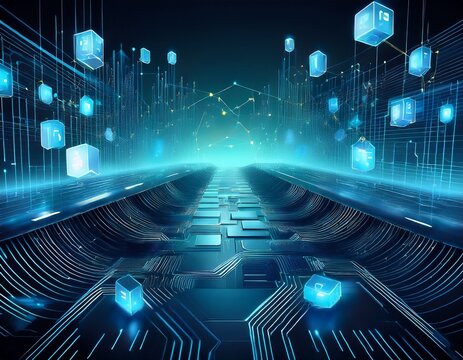 encrypted messages exchange via blockchain secure communication app digital data transfer network secure data exchange online protection privacy cyberspace encrypted communication app