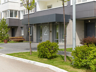 interior design. interior photography of an apartment for rent. One-room apartment with a simple...
