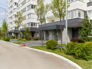 interior design. interior photography of an apartment for rent. One-room apartment with a simple...