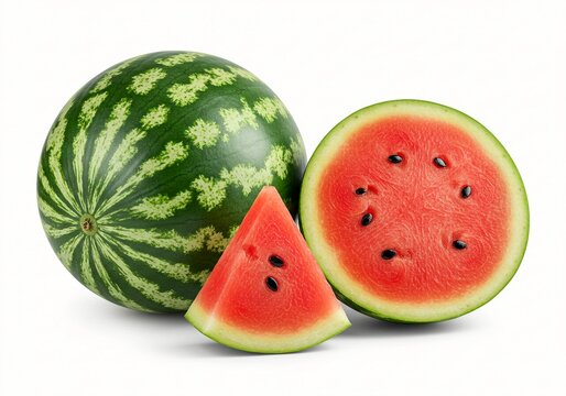 Juicy Watermelon Background for Summer Campaign